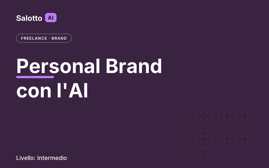 Personal Brand con l'AI — Salotto AI