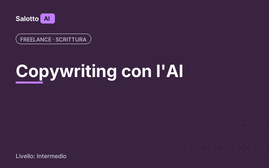 Copywriting con l'AI