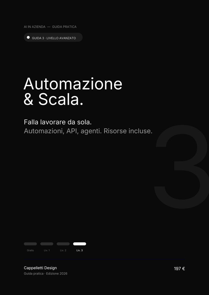 AI in Azienda 3 · Automazione e Scala